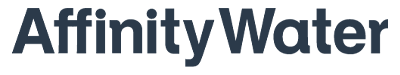 Browne Group - Affinity Water logo in bold, dark blue text on a white background.